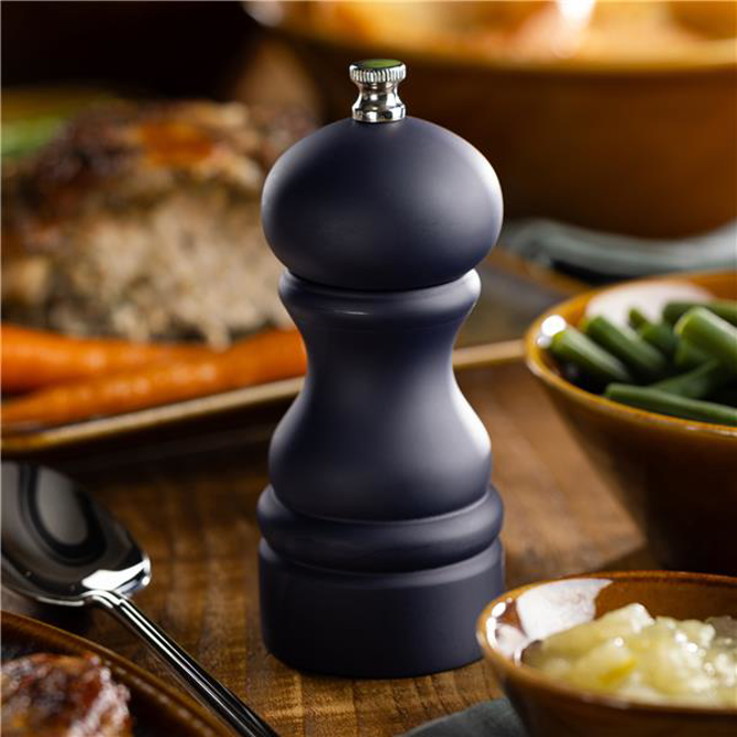 Navy Wood Salt/Pepper Grinder 5inch / 13cm