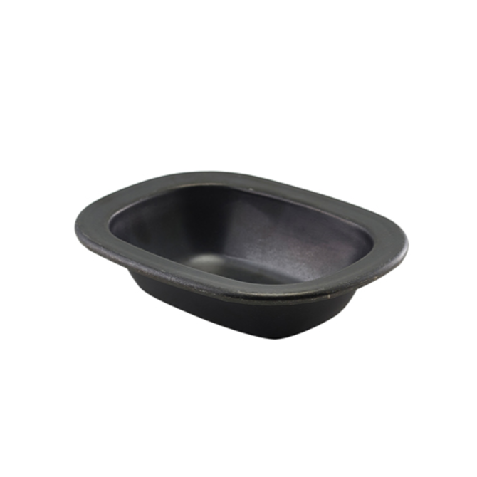 GenWare Black Vintage Steel Pie Dish 16cm