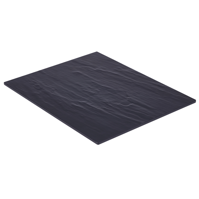 Slate Melamine Platter GN 1/2 32.5 x 26.5cm
