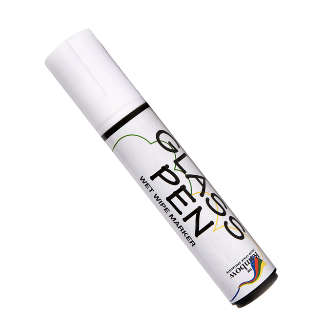White Glass Pens 15mm