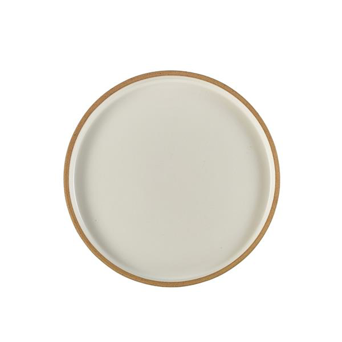 GenWare Kava White Stoneware Presentation Plate 18cm