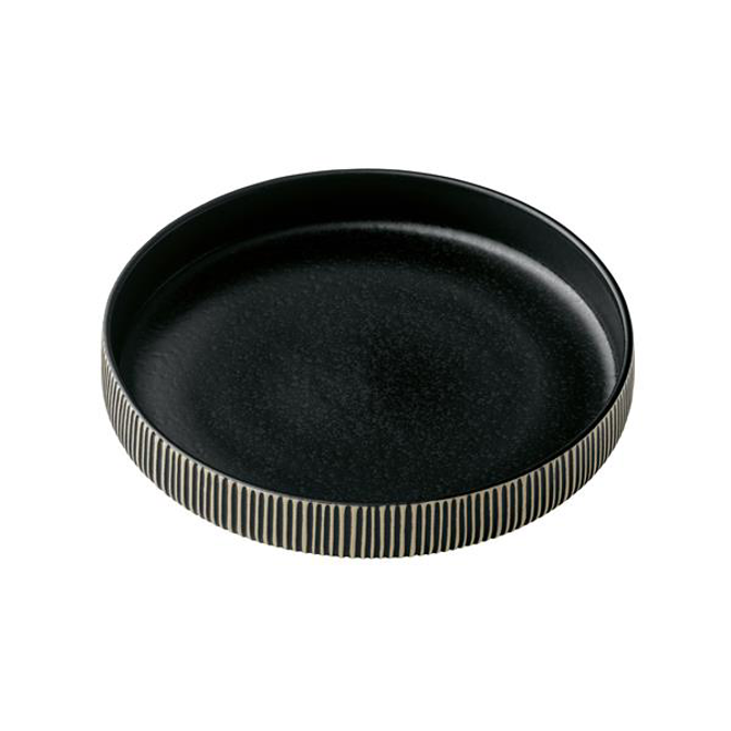 Nara Black & White Deep Plate 1300ml
