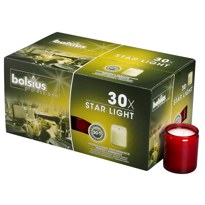 Starlight Jar Candles Red