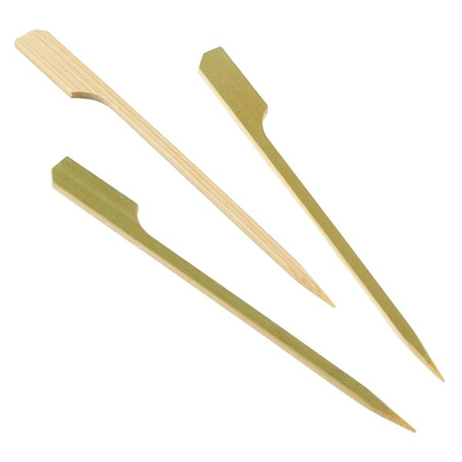 Bamboo Gun Shaped Paddle Skewers 4.75inch / 12cm (100pcs)