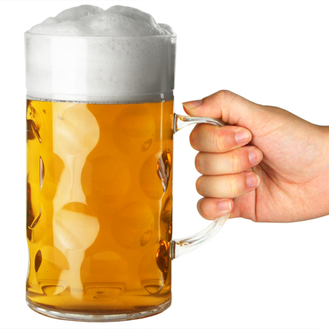 Plastic Beer Stein CA Lined at 2 Pints