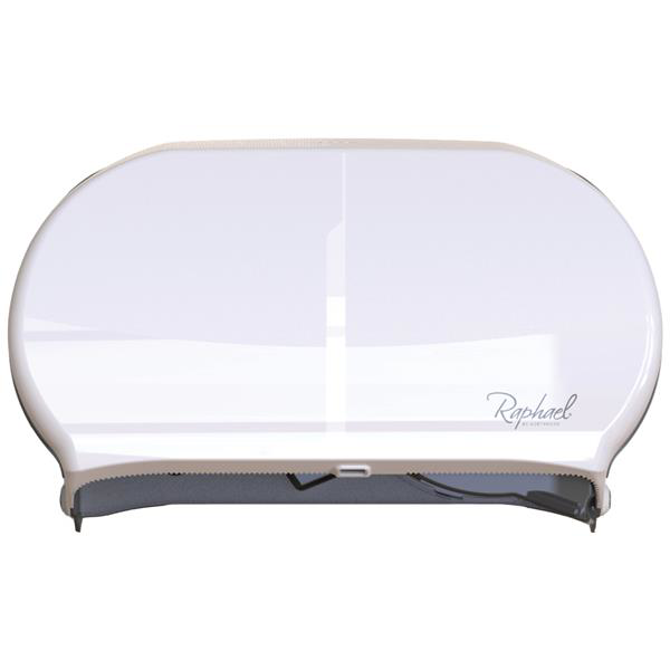 Raphael Twin Jumbo Dispenser White