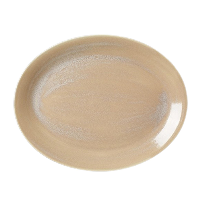 Revolution Sandstone Oval Coupe Plate 13.5inch / 34.25cm