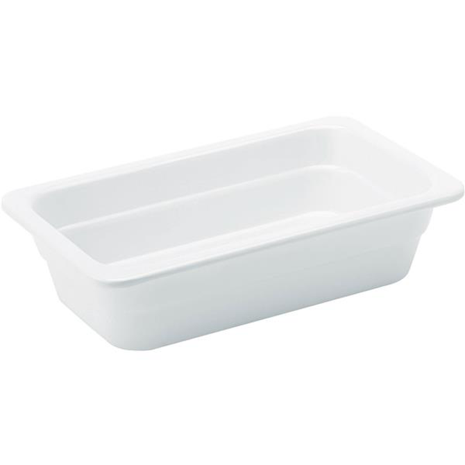 Melamine White GN 1/4 6.5cm Deep