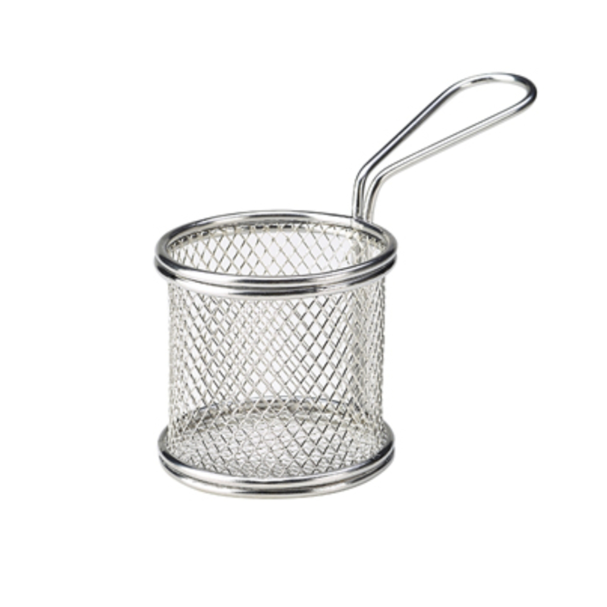 Serving Fry Basket Round 8x7.5cm