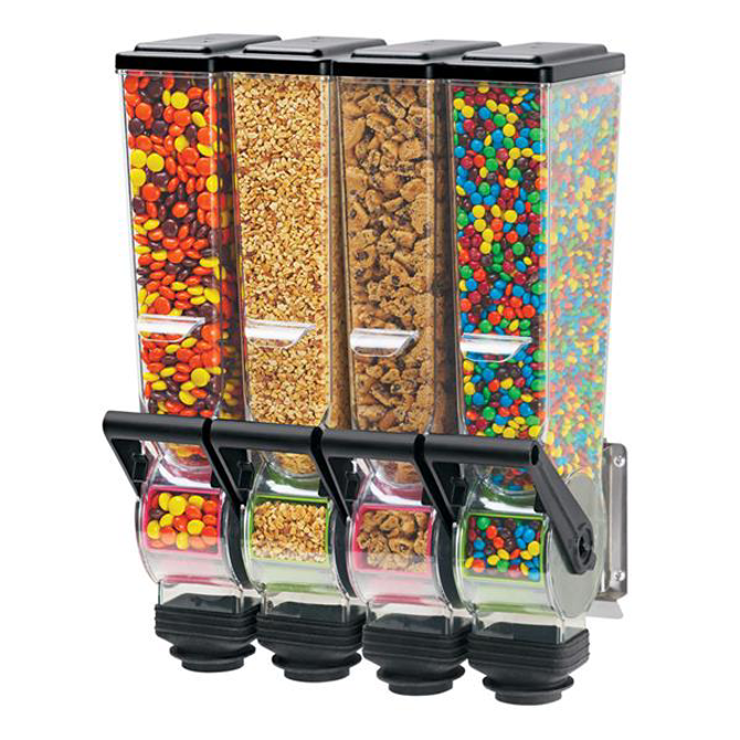 Slimline Dry Food Dispenser 2L Quad