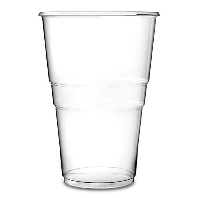 Oxo-Biodegradable Flexy Glasses Pint to Brim CE 20oz / 568ml