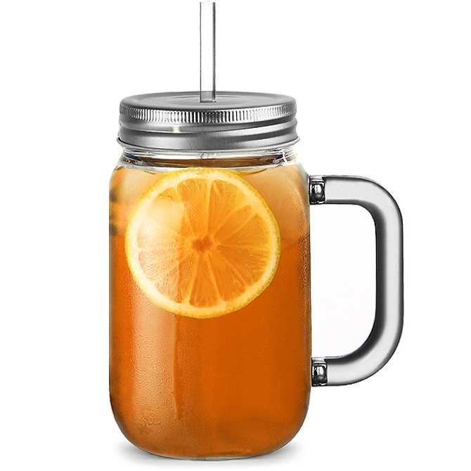 Plastic Mason Drinking Jar Glasses 20oz / 568ml