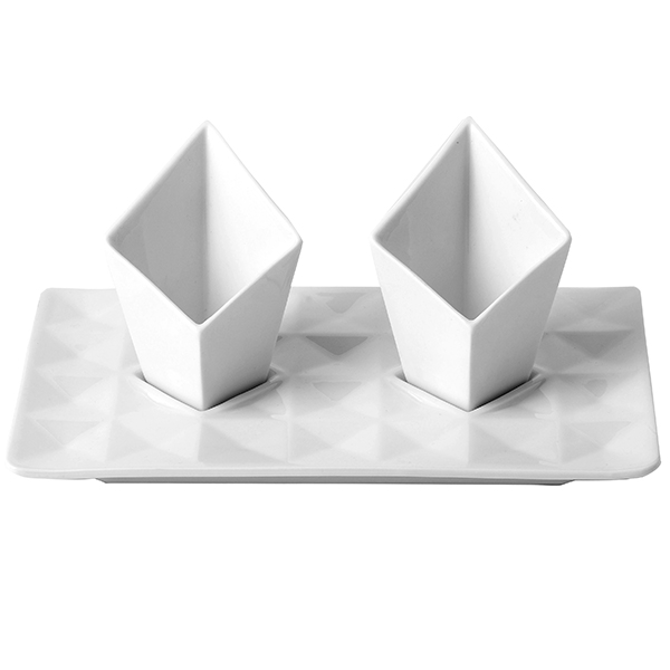 Diamante Set with Tray & Bowls