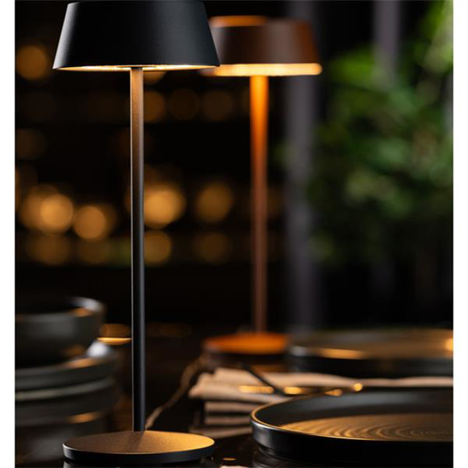 Martinique LED Cordless Lamp 30cm - Black