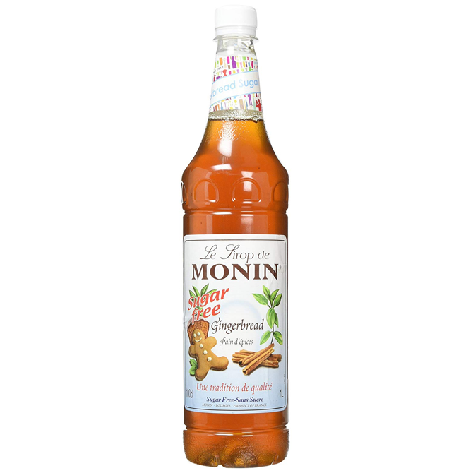 Monin Sugar Free Gingerbread Syrup 1ltr