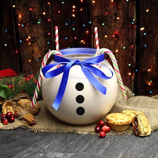 Plastic Cocktail Fish Bowl White 105.5oz / 3ltr
