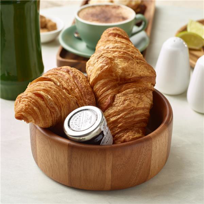 GenWare Acacia Wood Straight Sided Bowl 16cm