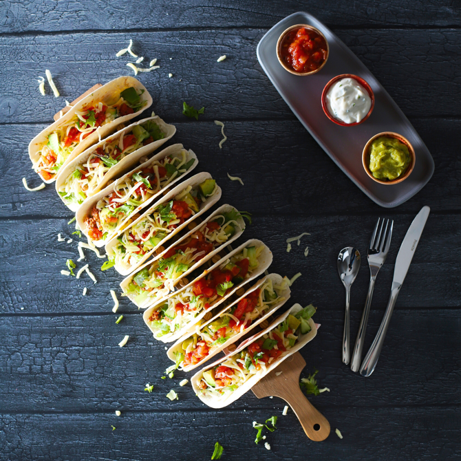 Wooden Taco Holder