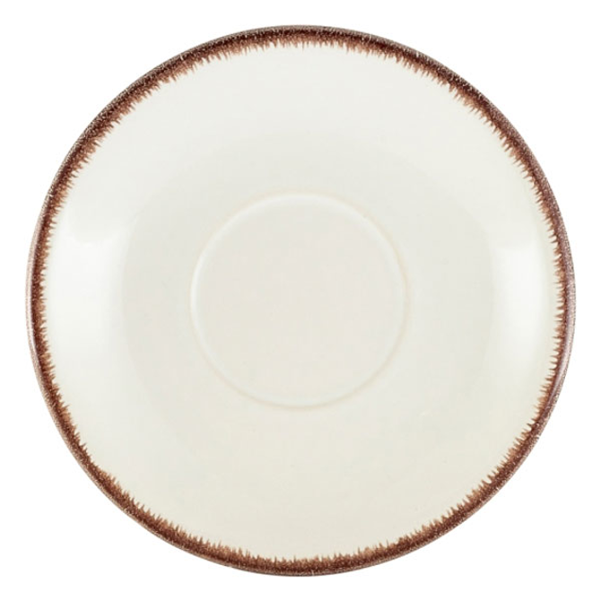 Terra Stoneware Sereno Brown Saucer 5.9inch / 15cm