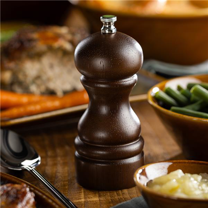 Dark Wood Salt/Pepper Grinder 4inch / 10cm