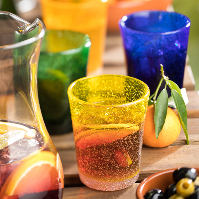 Partido Orange Tumblers 9.5oz / 270ml