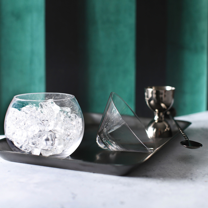 Stemless Martini Chiller Glasses 5.25oz / 150ml