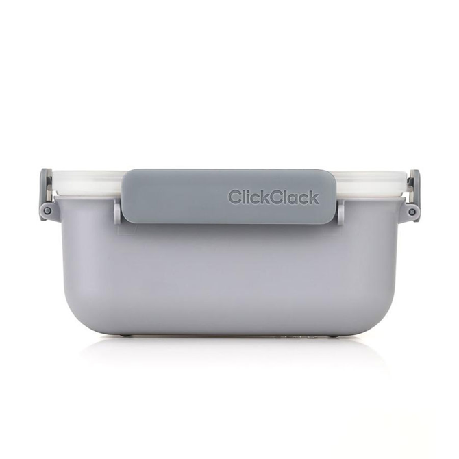 ClickClack Daily Food Storage Container Grey 0.9ltr