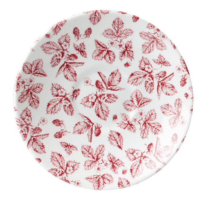 Churchill Vintage Prints Cranberry Bramble Georgian Tea Saucer