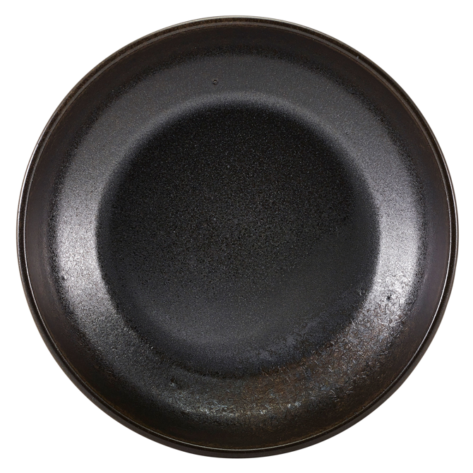 Terra Porcelain Coupe Bowls Black 11.8" / 20cm