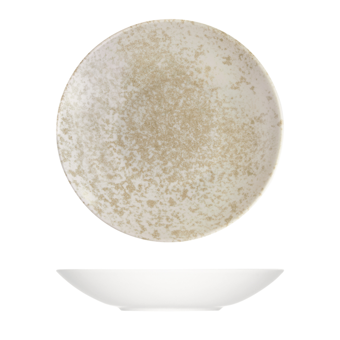The Gallery Deep Coupe Plate Sandstone Beige 12inch / 30cm
