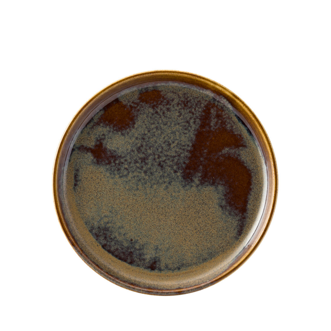 Murra Toffee Walled Plate 8.25inch / 21cm