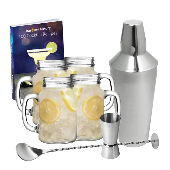 Mason Jar Cocktail Set