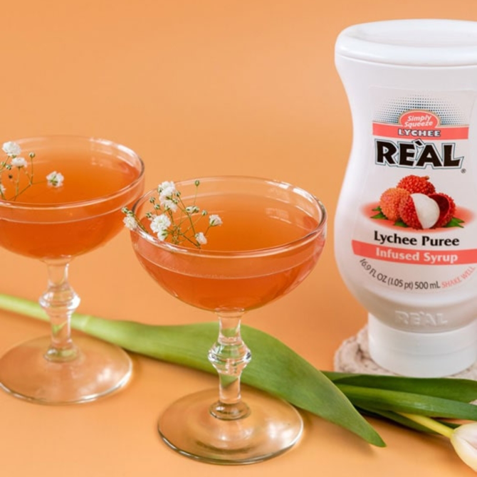 Reàl Lychee Puree Infused Syrup 50cl