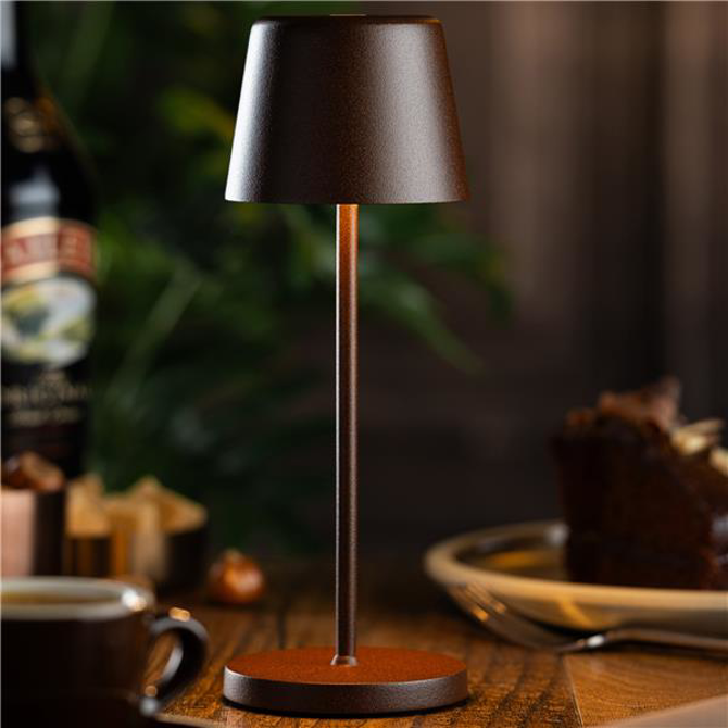 Bermuda Micro LED Cordless Lamp 21cm - Corten