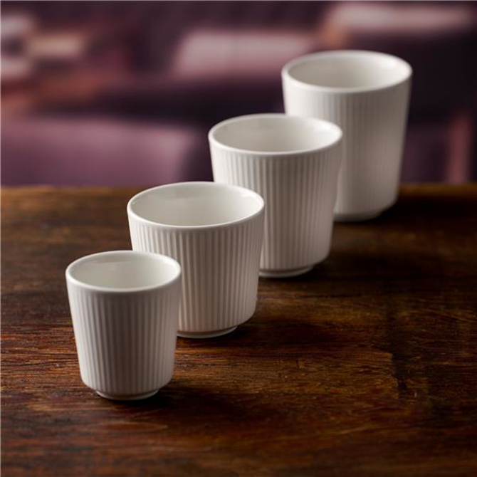Churchill White Unhandled Cup 12oz / 340ml