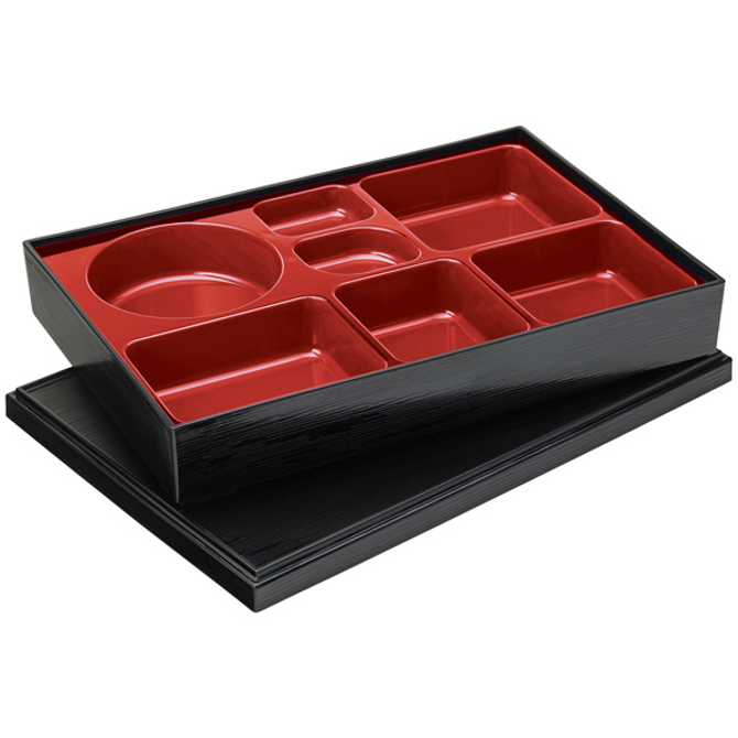 Japanese 7 Compartment Luxe Bento Box 37 x 25.5cm