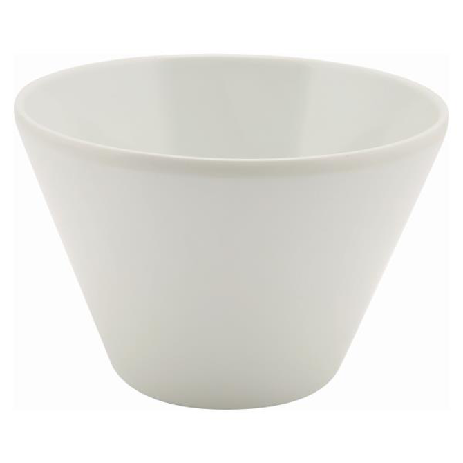 White Melamine Conical Buffet Bowl 15.7cm