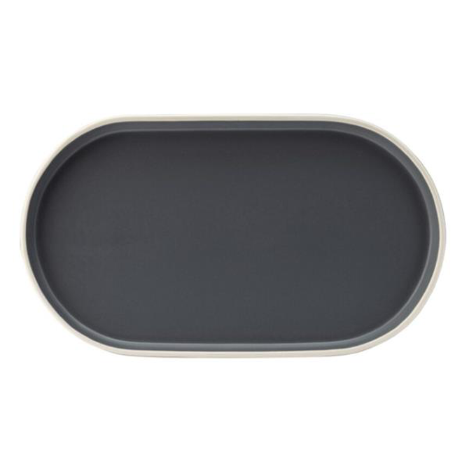 Forma Charcoal Platter 31 x 17.5cm