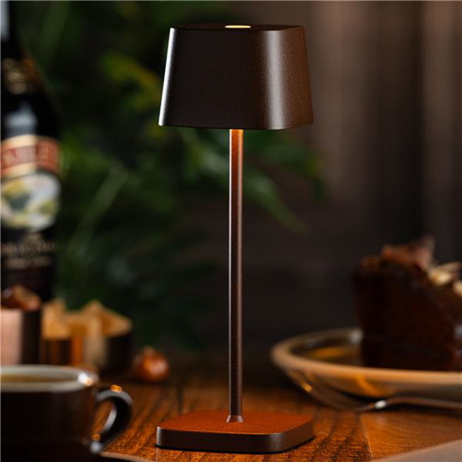 Montego Micro LED Cordless Lamp 20cm - Corten