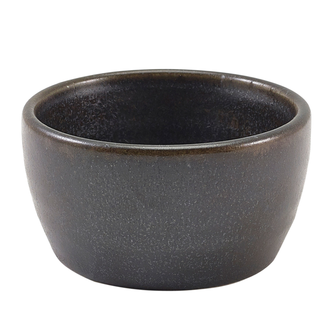 Terra Porcelain Ramekins Black 2.5oz / 70ml