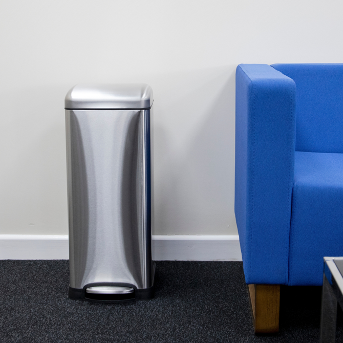 Stainless Steel Pedal Bin 30ltr