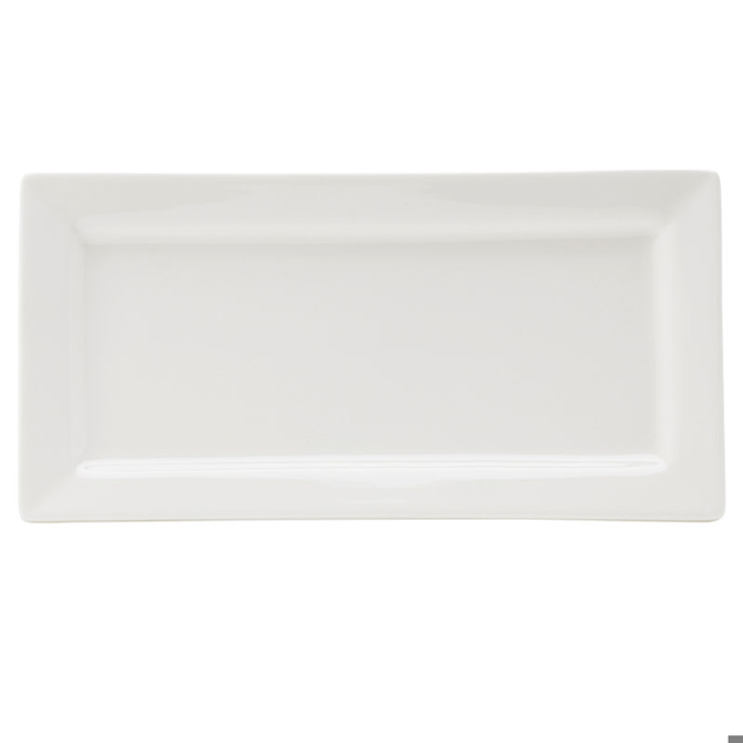 Utopia Anton Black Matrix Rectangular Plate 30 x 18cm