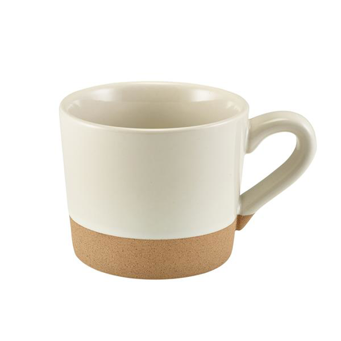 GenWare Kava White Stoneware Coffee Cup 12oz / 340ml