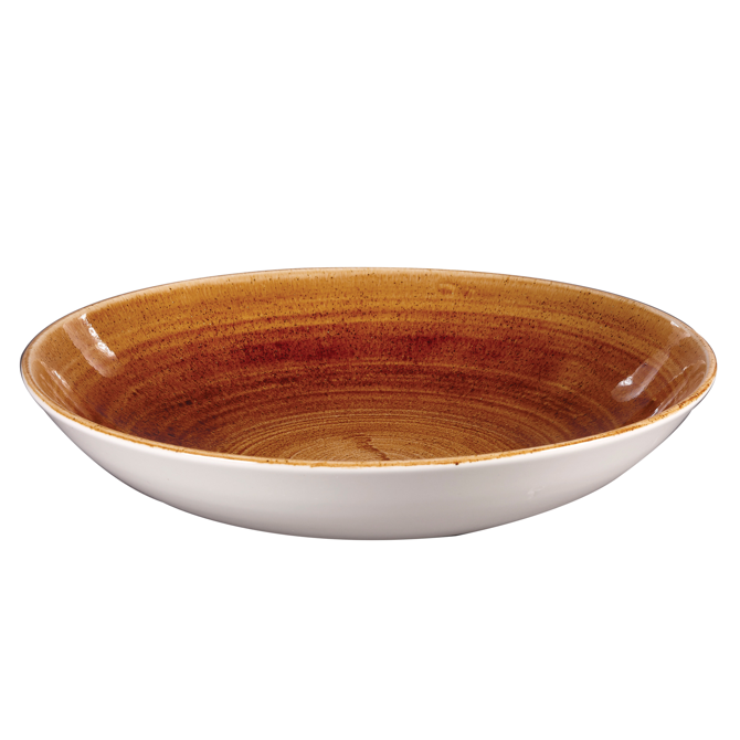 Churchill Stonecast Patina Vintage Copper Coupe Plate 8.5inch / 21.7cm