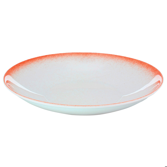 Ombré Deep Coupe Plates Coral 11.8" / 30cm