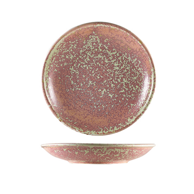 Terra Porcelain Rose Deep Coupe Plate 21cm