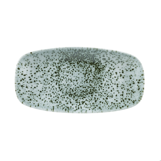 Churchill Studio Prints Mineral Green Chefs' Oblong Plate 13.87inch / 35.5cm