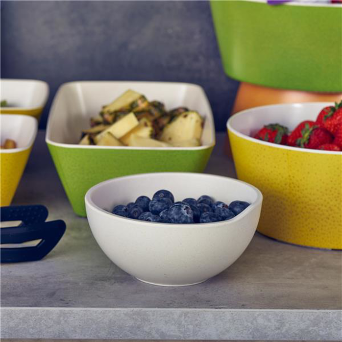 White Copenhagen Melamine Bowl 10.8 x 5.6cm
