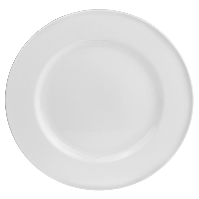 Utopia Pure White Wide Rim Plate 11.5inch / 29cm