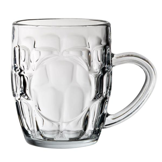 Dimple Tankard Panelled Glasses 10oz / 290ml